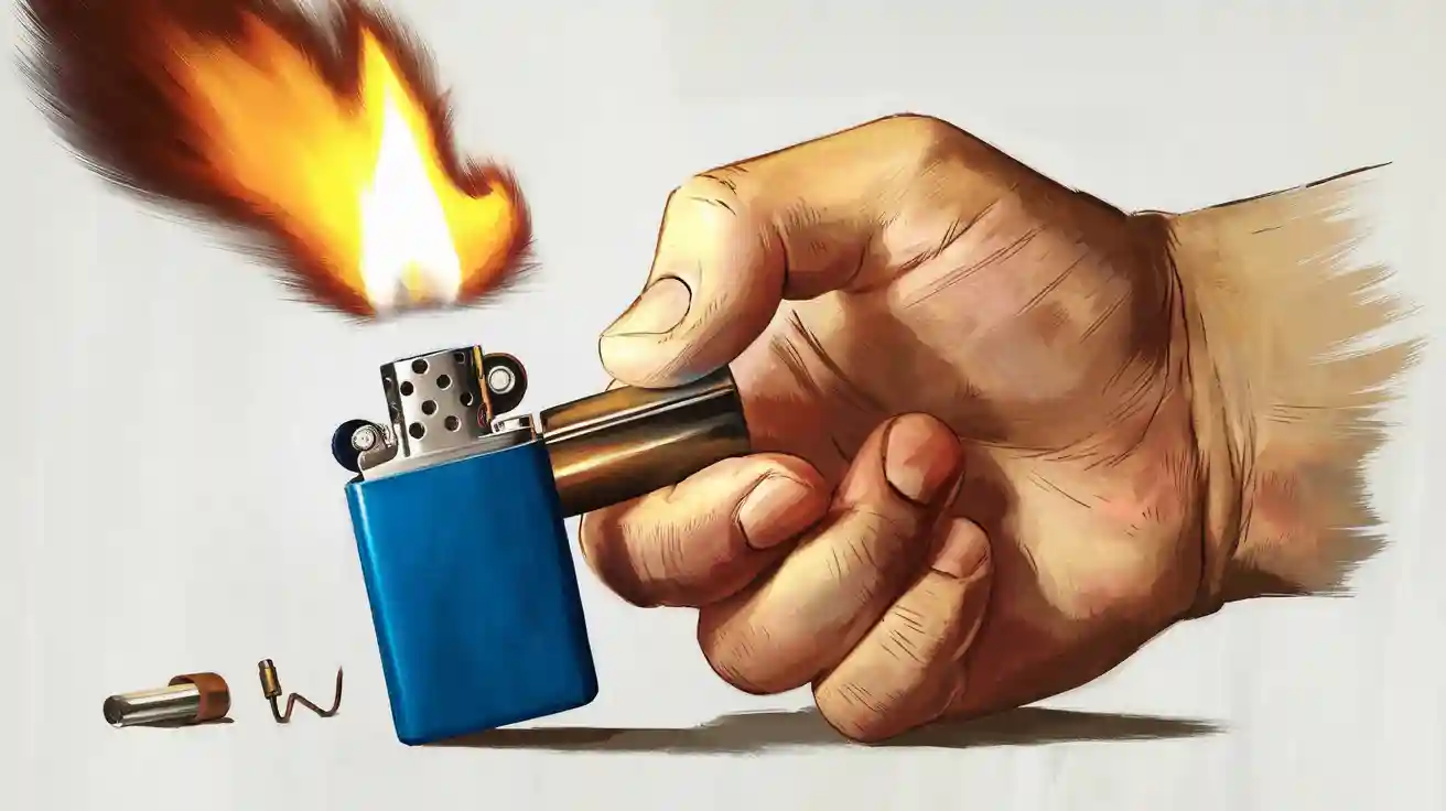 How to turn bic lighter into torch