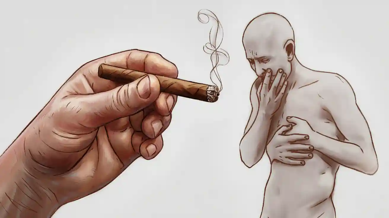 Can smoking a cigar make you sick